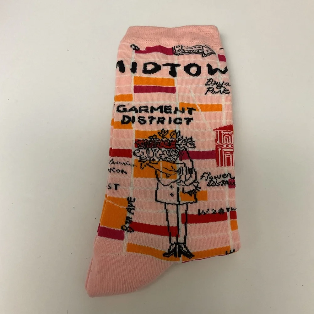 KATE SPADE HEAD OVER HEELS NEW YORK CITY COTTON SOCKS OS NWOT